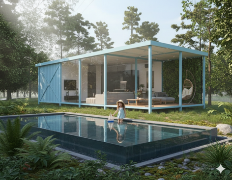 تیپ 1 خوابه تراس دار